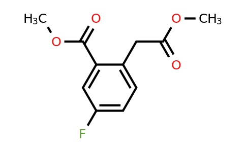 2326068-11-3 | Methyl 5-fluoro-2-(2-methoxy-2-oxoethyl)benzoate