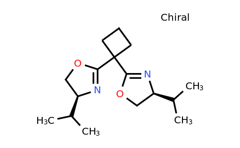 (4S,4'S)-2,2'-(Cyclobutane-1,1-diyl)bis(4-isopropyl-4,5-dihydrooxazole)