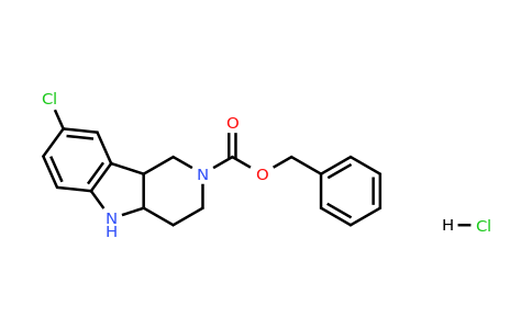 2331259-65-3 | 8-Chloro-1,3,4,4a,5,9b-hexahydro-pyrido[4,3-b]indole-2-carboxylic acid benzyl ester hydrochloride