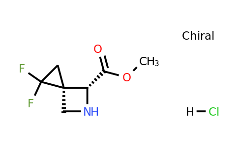 2343963-95-9 | methyl (3R,6R)-2,2-difluoro-5-azaspiro[2.3]hexane-6-carboxylate;hydrochloride