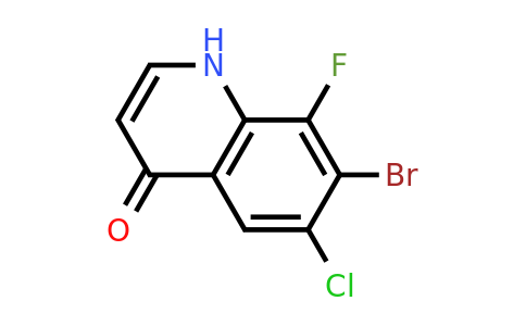 2349394-43-8 | 7-Bromo-6-chloro-8-fluoroquinolin-4(1H)-one