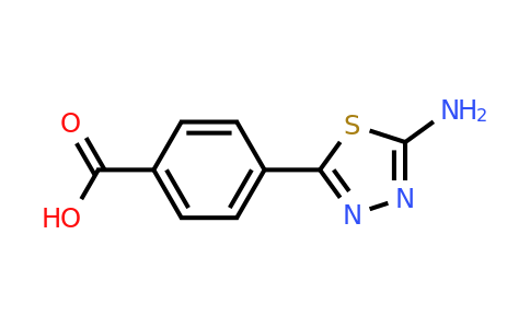 235109-65-6 | 4-(5-Amino-1,3,4-thiadiazol-2-yl)benzoic acid