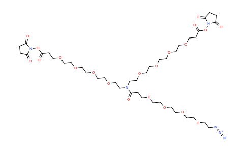 2353409-90-0 | N-(Azido-PEG4)-N-bis(PEG4-NHS ester)