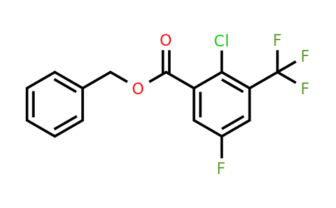 2364585-38-4 | Benzyl 2-chloro-5-fluoro-3-(trifluoromethyl)benzoate