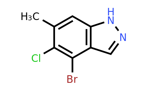 2368909-41-3 | 4-Bromo-5-chloro-6-methyl-1H-indazole