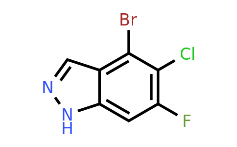 2368909-55-9 | 4-Bromo-5-chloro-6-fluoro-1H-indazole