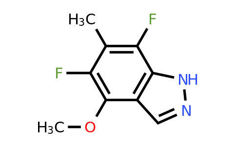 2368909-62-8 | 5,7-Difluoro-4-methoxy-6-methyl-1H-indazole
