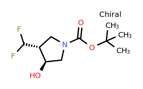 2368911-11-7 | rel-(3R,4S)-tert-Butyl 3-(difluoromethyl)-4-hydroxypyrrolidine-1-carboxylate