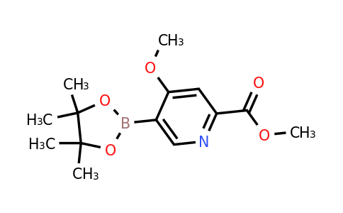 Methyl 4-methoxy-5-(4,4,5,5-tetramethyl-1,3,2-dioxaborolan-2-yl)picolinate