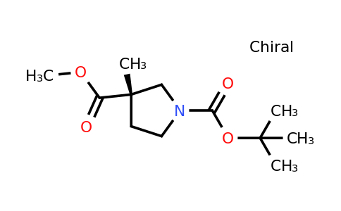 O1-tert-butyl O3-methyl (3S)-3-methylpyrrolidine-1,3-dicarboxylate
