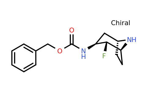 benzyl N-[rel-(1S,2S,3S,5R)-2-fluoro-8-azabicyclo[3.2.1]octan-3-yl]carbamate