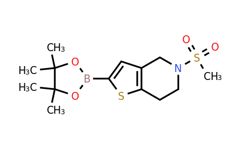2377587-50-1 | 5-(Methylsulfonyl)-2-(4,4,5,5-tetramethyl-1,3,2-dioxaborolan-2-yl)-4,5,6,7-tetrahydrothieno[3,2-c]pyridine