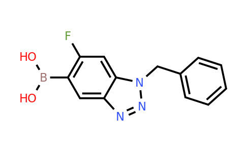 2377605-77-9 | (1-Benzyl-6-fluoro-1,2,3-benzotriazol-5-yl)boronic acid