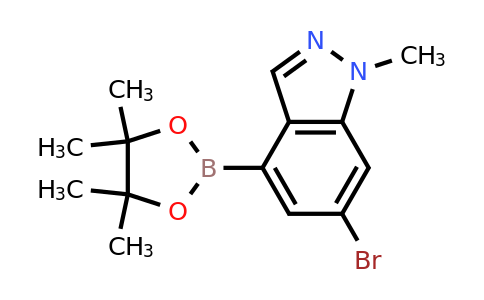 2377606-25-0 | 6-Bromo-1-methyl-4-(4,4,5,5-tetramethyl-1,3,2-dioxaborolan-2-yl)-1H-indazole