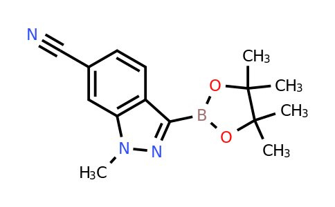 2377606-34-1 | 1-Methyl-3-(4,4,5,5-tetramethyl-1,3,2-dioxaborolan-2-yl)-indazole-6-carbonitrile