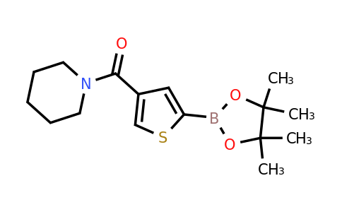 2377606-92-1 | Piperidin-1-yl(5-(4,4,5,5-tetramethyl-1,3,2-dioxaborolan-2-yl)thiophen-3-yl)methanone