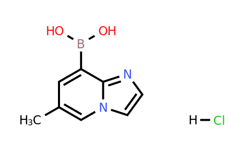 {6-Methylimidazo[1,2-a]pyridin-8-yl}boronic acid hydrochloride