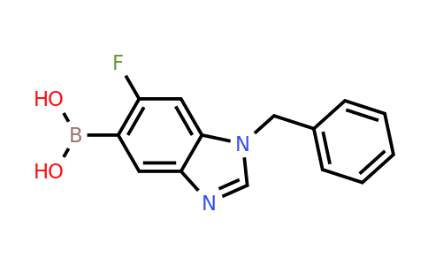 (1-Benzyl-6-fluoro-1,3-benzodiazol-5-yl)boronic acid