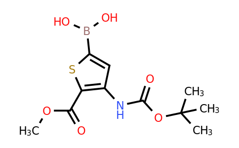 2377608-25-6 | 4-(N-Boc-Amino)-5-(methoxycarbonyl)thiophene-2-boronic acid