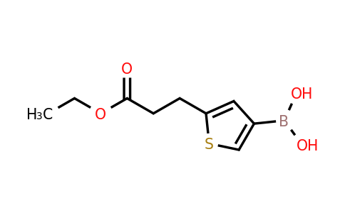 2377608-83-6 | 5-(3-Ethoxy-3-oxopropyl)thiophene-3-boronic acid