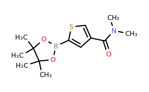 2377610-18-7 | N,N-Dimethyl-5-(4,4,5,5-tetramethyl-1,3,2-dioxaborolan-2-yl)thiophene-3-carboxamide