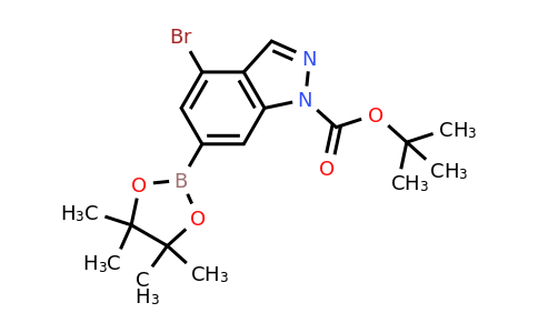 2377610-71-2 | tert-Butyl 4-bromo-6-(4,4,5,5-tetramethyl-1,3,2-dioxaborolan-2-yl)-1H-indazole-1-carboxylate