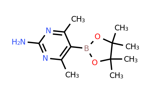 2377611-40-8 | 4,6-Dimethyl-5-(tetramethyl-1,3,2-dioxaborolan-2-yl)pyrimidin-2-amine