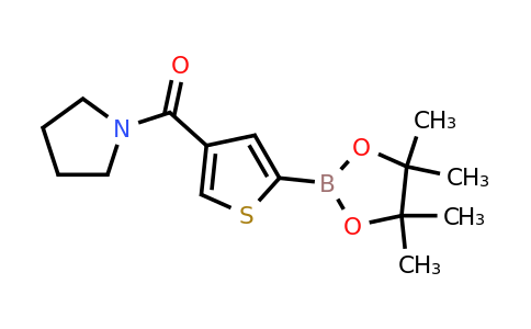 2377611-94-2 | Pyrrolidin-1-yl(5-(4,4,5,5-tetramethyl-1,3,2-dioxaborolan-2-yl)thiophen-3-yl)methanone