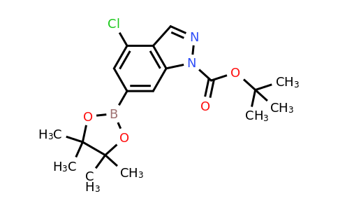 2377611-95-3 | tert-Butyl 4-chloro-6-(tetramethyl-1,3,2-dioxaborolan-2-yl)indazole-1-carboxylate
