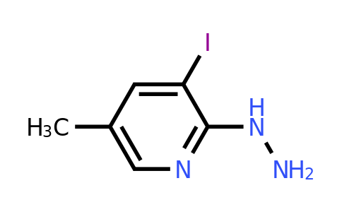 2-Hydrazinyl-3-iodo-5-methylpyridine