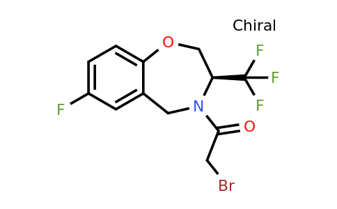 2379412-36-7 | (S)-2-Bromo-1-(7-fluoro-3-(trifluoromethyl)-2,3-dihydrobenzo[f][1,4]oxazepin-4(5H)-yl)ethan-1-one