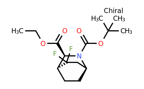 2380651-53-4 | O2-tert-butyl O3-ethyl (1S,3S,4S)-5,5-difluoro-2-azabicyclo[2.2.2]octane-2,3-dicarboxylate
