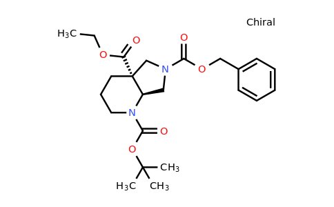2380963-47-1 | O6-benzyl O1-tert-butyl O4a-ethyl (4aR,7aS)-2,3,4,5,7,7a-hexahydropyrrolo[3,4-b]pyridine-1,4a,6-tricarboxylate