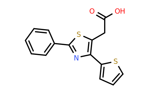 23821-62-7 | 2-[2-phenyl-4-(thiophen-2-yl)-1,3-thiazol-5-yl]acetic acid