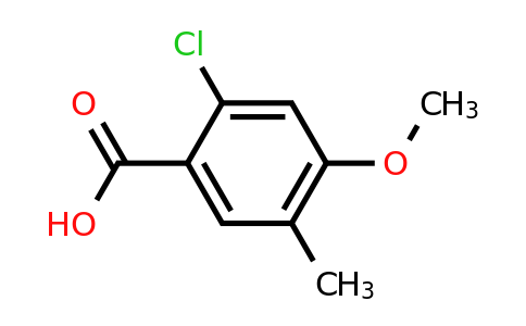 2-Chloro-4-methoxy-5-methylbenzoic acid