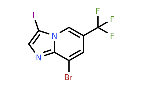 2384795-34-8 | 8-Bromo-3-iodo-6-(trifluoromethyl)imidazo[1,2-a]pyridine