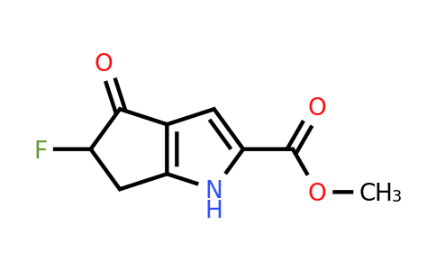 2387599-15-5 | methyl 5-fluoro-4-oxo-5,6-dihydro-1H-cyclopenta[b]pyrrole-2-carboxylate