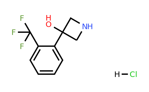3-Azetidinol, 3-[2-(trifluoromethyl)phenyl]-, hydrochloride (1:1)