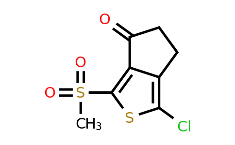 2388501-68-4 | 1-Chloro-3-(methylsulfonyl)-5,6-dihydro-4H-cyclopenta[c]thiophen-4-one