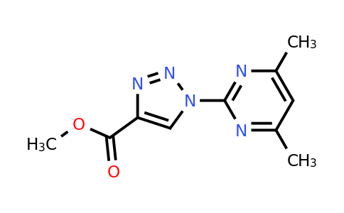 23947-13-9 | Methyl 1-(4,6-dimethylpyrimidin-2-yl)-1H-1,2,3-triazole-4-carboxylate