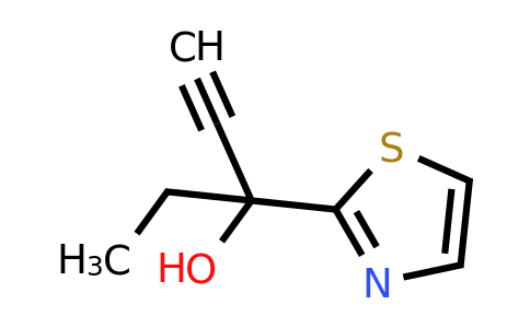 2396559-17-2 | 3-(Thiazol-2-yl)pent-1-yn-3-ol