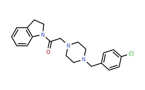 240127-55-3 | 2-(4-(4-Chlorobenzyl)piperazin-1-yl)-1-(indolin-1-yl)ethan-1-one
