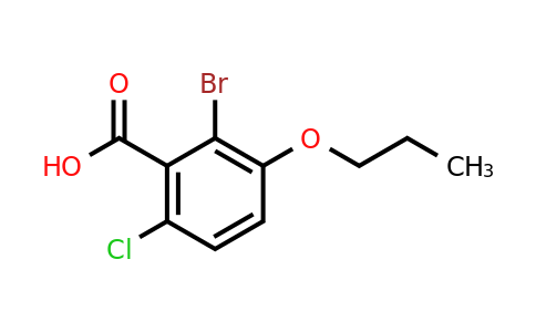 2404734-27-4 | 2-Bromo-6-chloro-3-propoxybenzoic acid