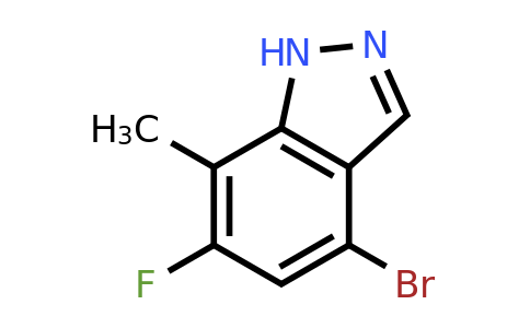 2404734-50-3 | 4-Bromo-6-fluoro-7-methyl-1H-indazole