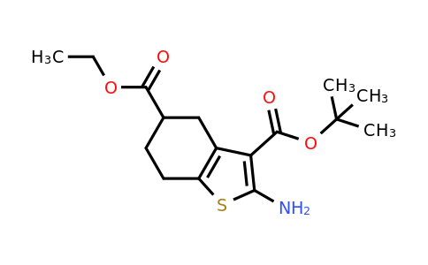 2407479-90-5 | O3-tert-butyl O5-ethyl 2-amino-4,5,6,7-tetrahydrobenzothiophene-3,5-dicarboxylate