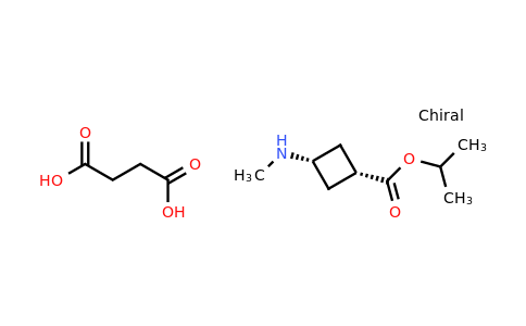 2407868-80-6 | isopropyl cis-3-(methylamino)cyclobutanecarboxylate;succinic acid