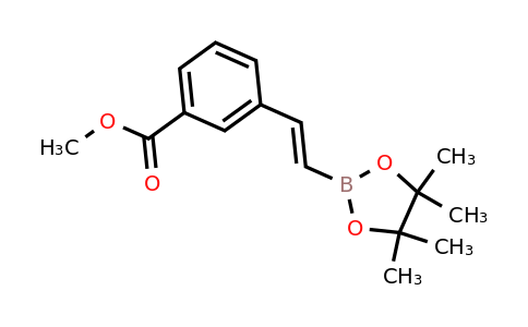2409141-59-7 | Methyl (E)-3-(2-(4,4,5,5-tetramethyl-1,3,2-dioxaborolan-2-yl)vinyl)benzoate