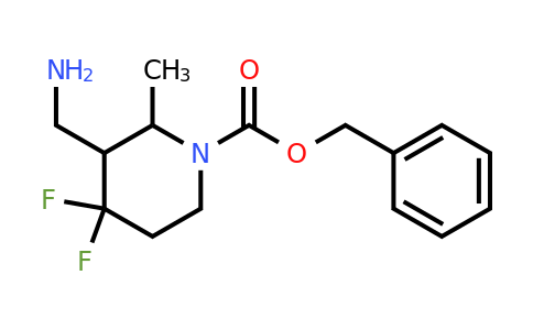 2409670-53-5 | benzyl 3-(aminomethyl)-4,4-difluoro-2-methyl-piperidine-1-carboxylate