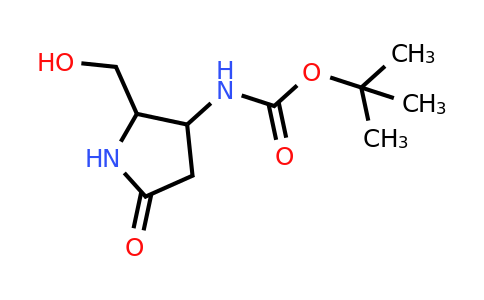 2411635-00-0 | tert-butyl N-[2-(hydroxymethyl)-5-oxo-pyrrolidin-3-yl]carbamate