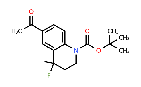 2411641-71-7 | tert-butyl 6-acetyl-4,4-difluoro-2,3-dihydroquinoline-1-carboxylate